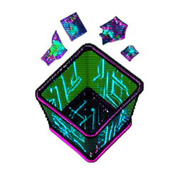 Basket (Cyberpunk) - 256x256 pixel art sprite