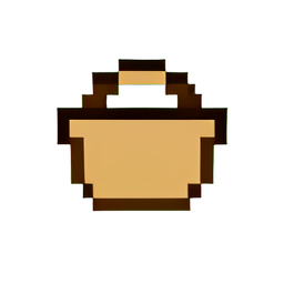 Cesta (Baja Resolución) — sprite pixel art 256×256