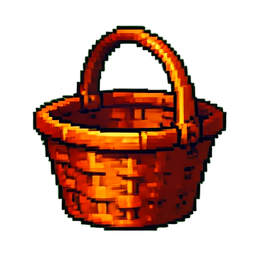 Basket - 256x256 pixel art sprite