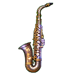 Bassoon — 256×256 pixel art sprite