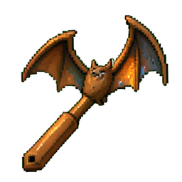 Fledermaus-Nadel (Pixelkunst) — 256×256 Pixel-Art-Sprite
