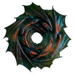 Bat Swarm (Cinematic) - 256x256 pixel art sprite