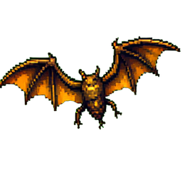 Bat Swarm - 256x256 pixel art sprite
