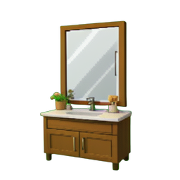 Armario de Espejo del Baño — sprite pixel art 256×256