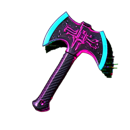 Battle Axe (Cyberpunk) - 256x256 pixel art sprite