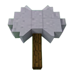 Kriegshammer (Voxel) — 256×256 Pixel-Art-Sprite
