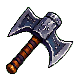 Kriegshache — 256×256 Pixel-Art-Sprite