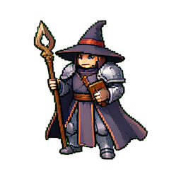 Krieger-Rüstung (Pixelkunst) — 256×256 Pixel-Art-Sprite