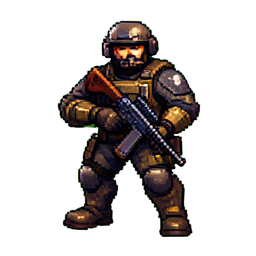 Battle Medic - 256x256 pixel art sprite