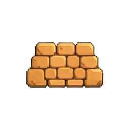 Parche de adoquín del bazar — sprite pixel art 256×256