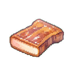 BBQ Ribs — 256×256 pixel art sprite