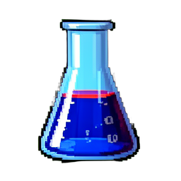 Bécher — sprite pixel art 256×256