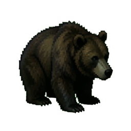 Fourrure d'Ours — sprite pixel art 256×256