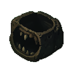 Mâchoire de Piège d'Ours — sprite pixel art 256×256