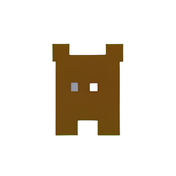 Bear Warrior (Low-Res) - 256x256 pixel art sprite