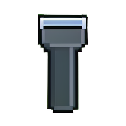 Tesoura para barba — sprite pixel art 256×256