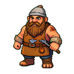 Chien chasseur de magma (Art Pixelisé) — sprite pixel art 256×256