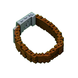 Beast Tamer (Voxel) - 256x256 pixel art sprite