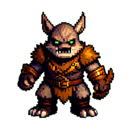 Tierzähmung — 256×256 Pixel-Art-Sprite