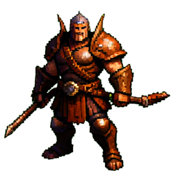 Beastmaster — 256×256 Pixel-Art-Sprite
