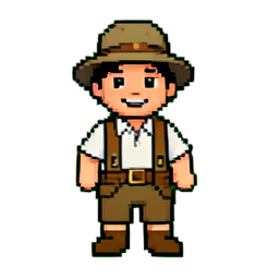 Apiculteur — sprite pixel art 256×256