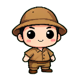 거지 — 256×256 픽셀 아트 스프라이트