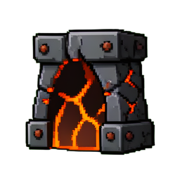 Cuir géant des soufflets (Art Pixelisé) — sprite pixel art 256×256