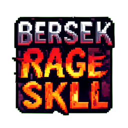 Icône de Rage — sprite pixel art 256×256