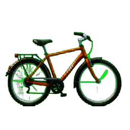 Bicicleta — sprite pixel art 256×256