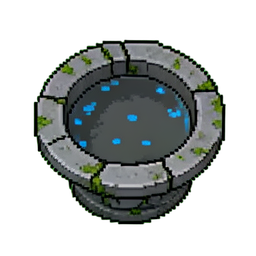 Bird Bath (16-Bit) - 256x256 pixel art sprite