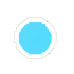 鳥の浴槽 (ローレゾ) — 256×256 ピクセルアートスプライト