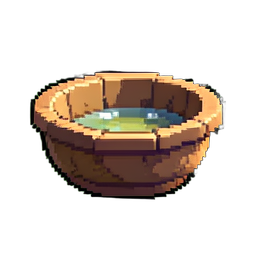 Bird Bath - 256x256 pixel art sprite