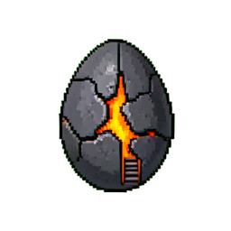بيضة طائر (16-Bit) — رسم بكسل 256×256