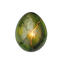 Bird Egg (Atmospheric) - 256x256 pixel art sprite