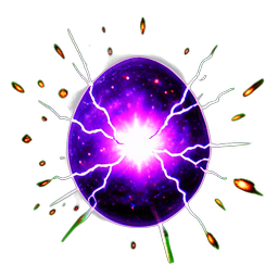 Bird Egg (VFX) - 256x256 pixel art sprite