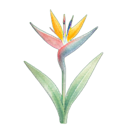 Flor do Paraíso — sprite pixel art 256×256
