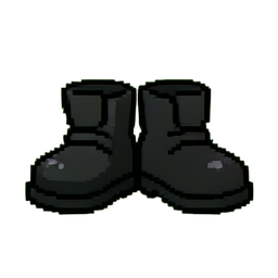 Black Boots — 256×256 pixel art sprite