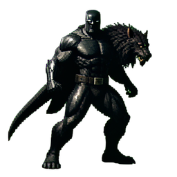Schwarzpanther — 256×256 Pixel-Art-Sprite