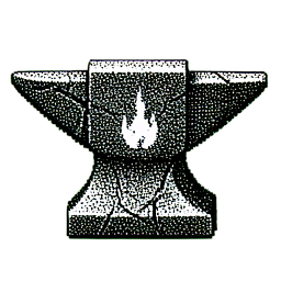 Ferreiro (1-Bit) — sprite pixel art 256×256