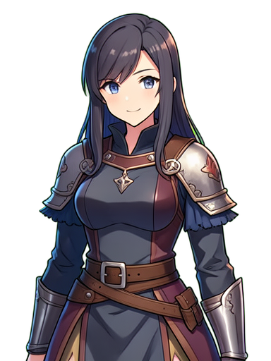 Schmiedfrau Eisen — 384×512 Pixel-Art-Sprite