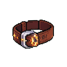 Cinturón de Vitalidad Bendito — sprite pixel art 256×256