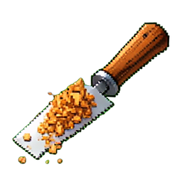 Alisado de plano de bloque — sprite pixel art 256×256