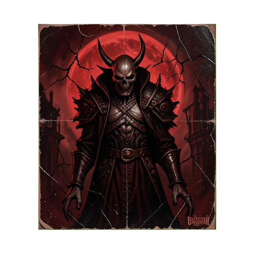Lua de sangue nascendo — sprite pixel art 512×512