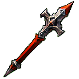 Scythe de sang — sprite pixel art 256×256