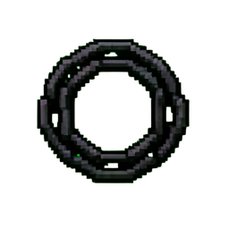 Correntes Manchadas de Sangue — sprite pixel art 256×256