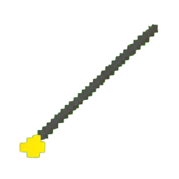 Blowgun (Low-Res) - 256x256 pixel art sprite