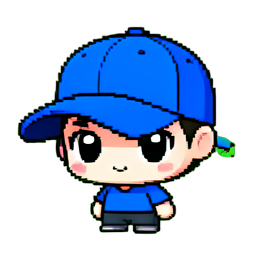 蓝色棒球帽 — 256×256 像素游戏素材