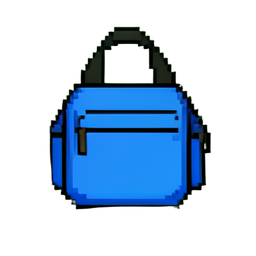 Fanny pack azul — sprite pixel art 256×256