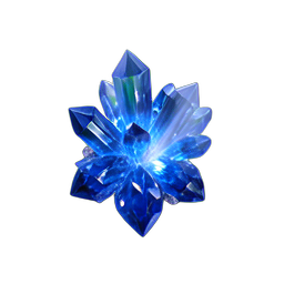 Blue Gem (HD-2D) - 256x256 pixel art sprite