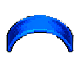 Blue Headband — 256×256 pixel art sprite